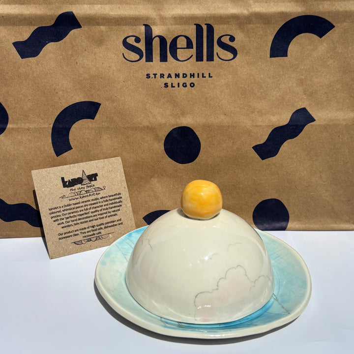 "You, Me, & the Sea" Shells Butter Dish