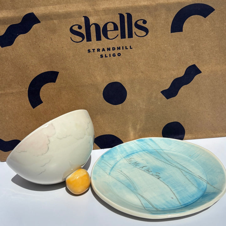 "You, Me, & the Sea" Shells Butter Dish