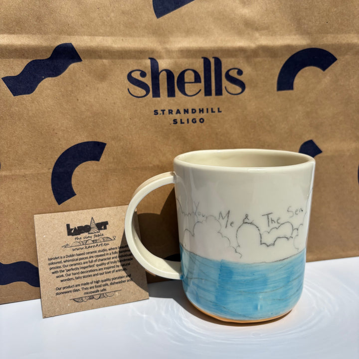 "You, Me, & the Sea" Shells Mug