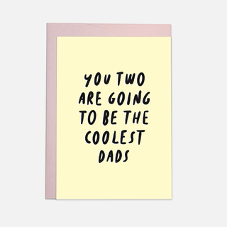 Coolest parents greeting card: Parents / Double folded