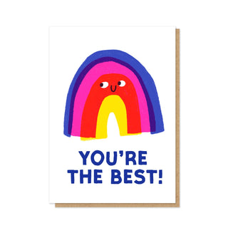 Rainbow Card | Friendship Card | Letterpress Card: Celo Bags