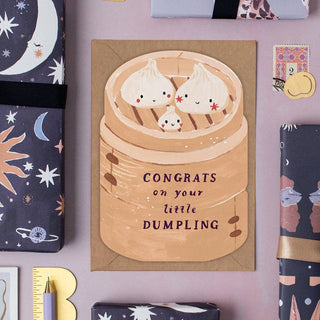 Dumpling New Baby Card | Newborn Baby Greeting Cards