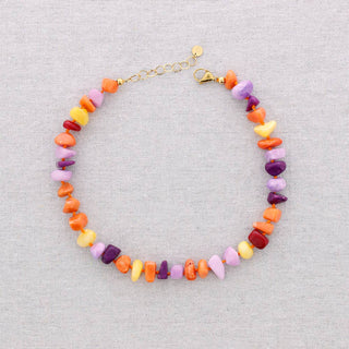 Steel Choker Beads Stones: Combined 4