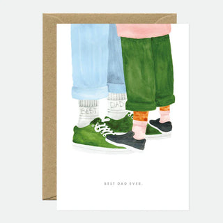 Best Dad Socks - Father's day Greeting card