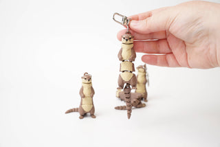 Articulated Otter Keychain Fidget Toy
