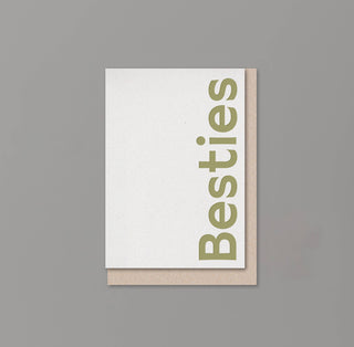 Pistachio BESTIES friendship card