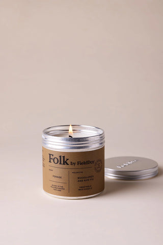 Folk by FieldDay Forage Folk Tin Candle