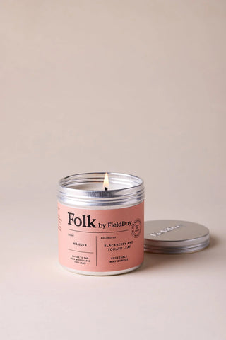 Folk by FieldDay Wander Folk Tin Candle