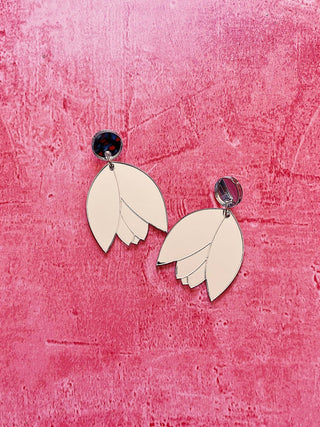 Mirror Tulip Earrings