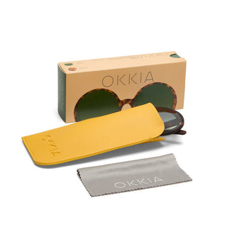Okkia Sunglasses - Monica Round OK014CH-GR