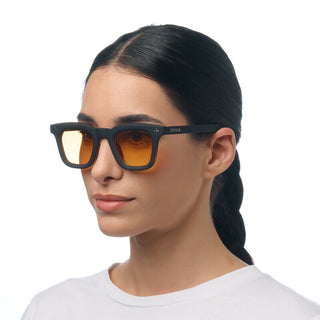 Okkia Sunglasses - Firenze Havana Black yellow lenses OK068B3H-YE