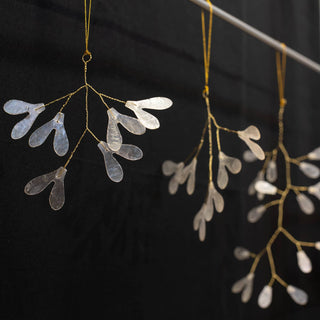 Mistletoe Cap Offwhite W.gold 11,5/17,26 cm: S 11, 5 cm