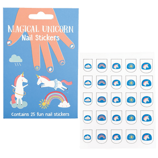 Children's nail stickers (pack of 25) - Magical Unicorn