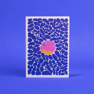 Seaweed and Fish WWF Greetings Card: UK (includes WWF-UK logo)