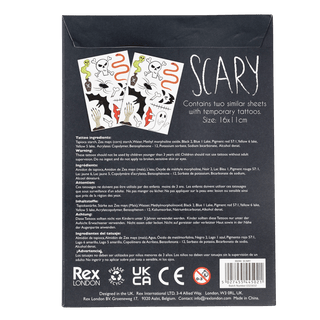 Scary Temporary Tattoos