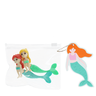 Erasers (set of 2) - Mermaid