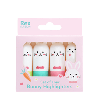 Mini highlighters (set of 4) - Bunny