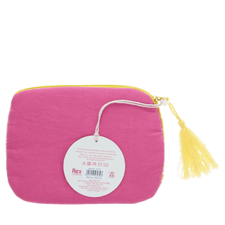 Handcrafted beaded makeup bag - Sardines