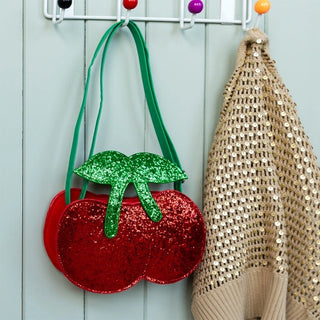 Glitter handbag - Cherry