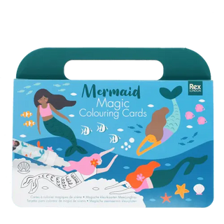 Magic water colouring cards - Mermaid