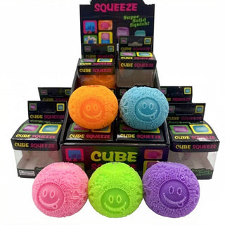 Squishy Smile Ball with Light: 12 pieces / PU