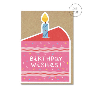Big Slice Of Cake Birthday Card | Die-cut Birthday Card: Celo bags