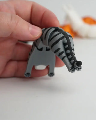 Articulated Gray Tabby Cat Fidget Toy