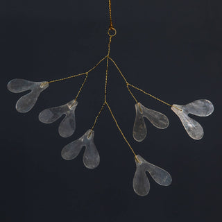 Mistletoe Cap Offwhite W.gold 11,5/17,26 cm: S 11, 5 cm