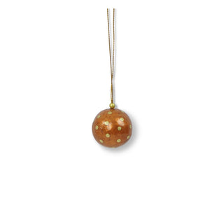 X-Mas Ball Cap Dots W.gold 3 cm: Airforce Blue