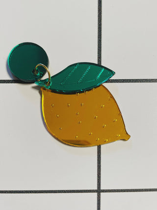 Citron earrings