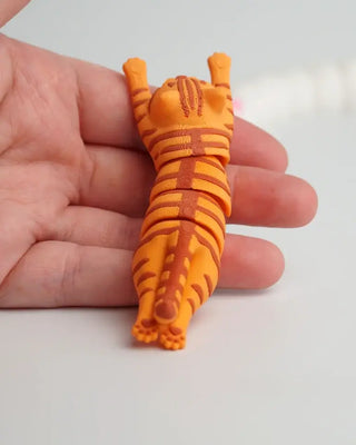 Ginger Tabby Cat Articulated Fidget Toy