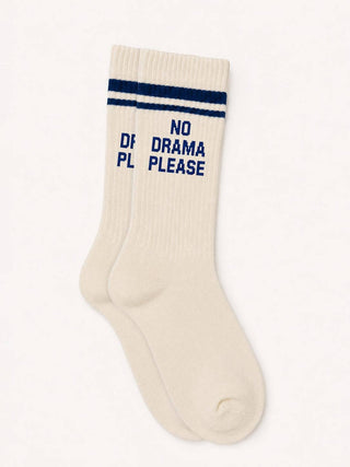 Men's socks NO DRAMA PLEASE - NAVY
