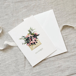 Leo La Douce Atelier Wedding Card - Just Married