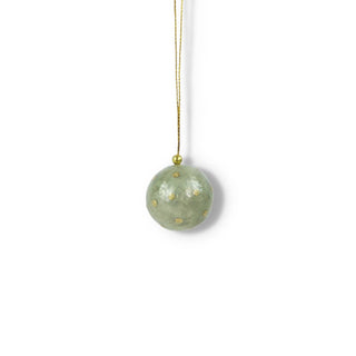 X-Mas Ball Cap Dots W.gold 3 cm: Airforce Blue