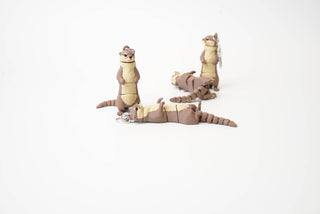 Articulated Otter Keychain Fidget Toy