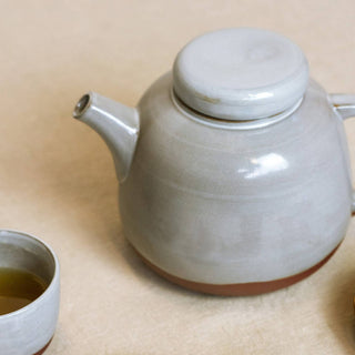 Teapot Cer Soft S/XL Red Clay with Grey Glaze 550/1400 ml: Red Clay with Grey / Extra Large