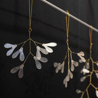 Mistletoe Cap Offwhite W.gold 11,5/17,26 cm: S 11, 5 cm
