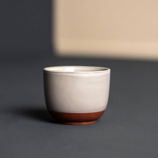 Cup Cer Soft S/M/L Red Clay with Grey Glaze 120/200/300 ml: S, 120 ml 7, 5x6cm