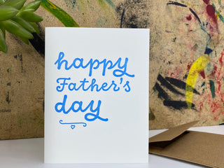 Happy father's day - Letterpress