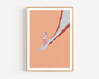 Ciel Glue Print Flower Power- Surf Art Print
