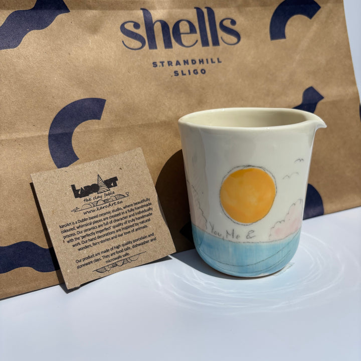 "You, Me, & the Sea" Shells Jug