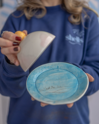 "You, Me, & the Sea" Shells Butter Dish