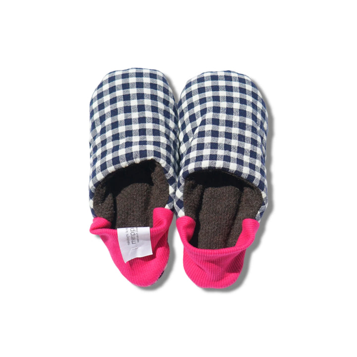 Woolly Gingham Slipper