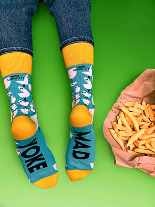 Mad Yoke Socks by Irish Socksciety
