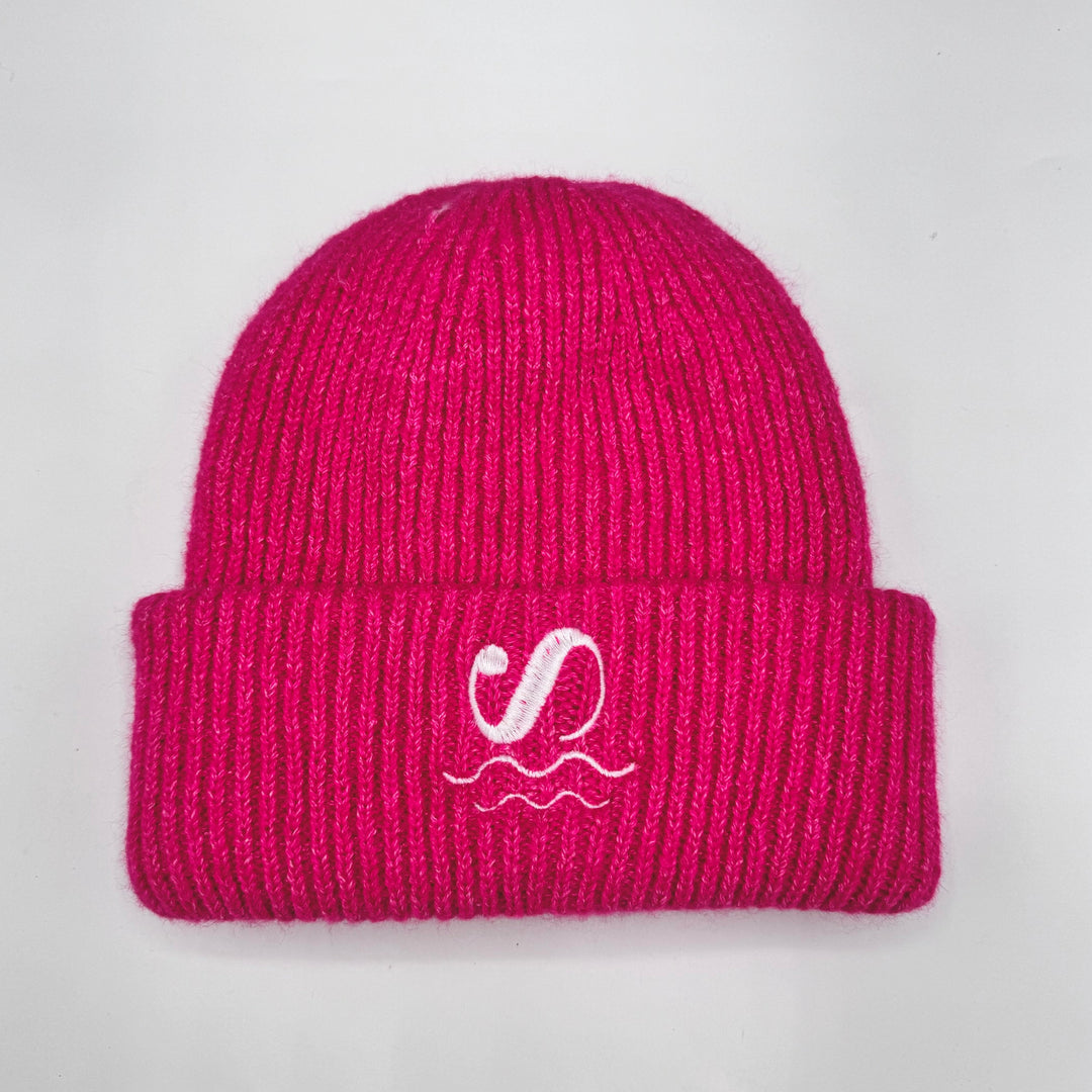 Shells Colour Pop Beanie- Bright Pink