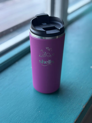 Shells Raspberry Takeaway Cup