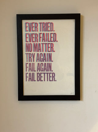 Ever Tried print, framed at Image Framers