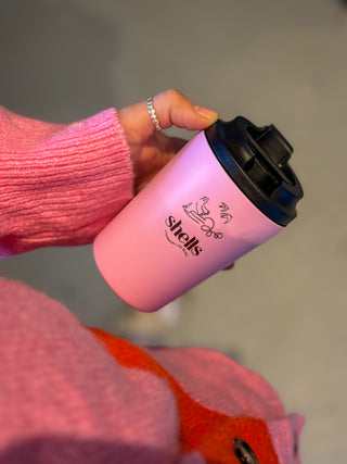 Shells Pink Takeway cup