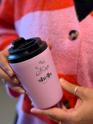 Shells Pink Takeway cup