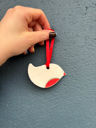 Little Robin - porcelain ornament